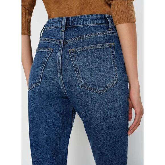 Reformation Cynthia High Relaxed Straight Leg Jeans Size 0 - Picture 5 of 11